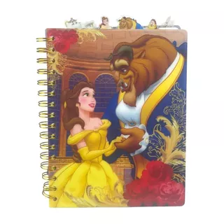 Disney Beauty And The Beast Journal Notebook, Spiral Bo...