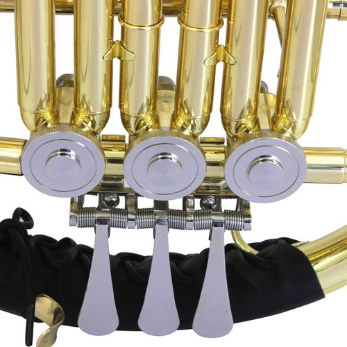 Imagen 6 de 12 de Trompeta De Instrumentos De Latón De Tres Botones Con