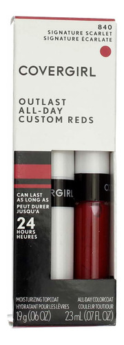 Covergirl Outlast All Day Custom Reds - Color De Labios Roj.