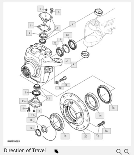 Reten Del Puente Del Eje 4x4 Carraro 5615 5715 Re187974