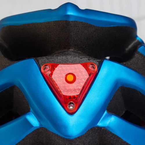 Casco De Bicicleta Mtb Unisex Con Luz Trasera Led