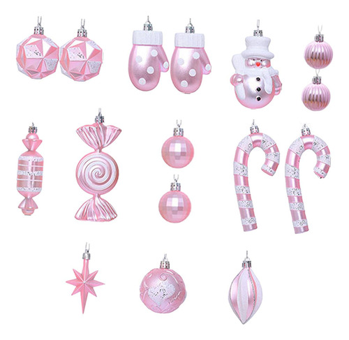 16 Piezas De Bolas De Navidad, Pequeños Colgantes De