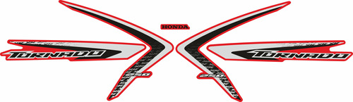 Calcos Honda Xr 250 Tornado Año 2014-2017 Moto Roja