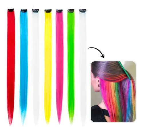 comprar Extensión Mecha Pelo 1 Clip - Varios Colores - Cotillon