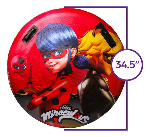 Alberca Flotante Mighty Mojo Miraculous Ladybug & Cat Noir P