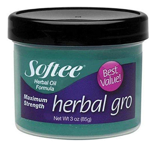 Softee Herbal Gro, 3 Onzas, Verde ()