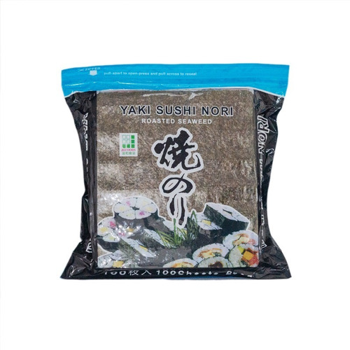 Algas Para Sushi Yaki Nori X 100 Laminas