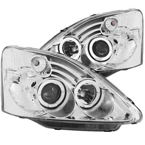 Hd Civic 02-04 3 Dr Projector H.l Halo Chrome