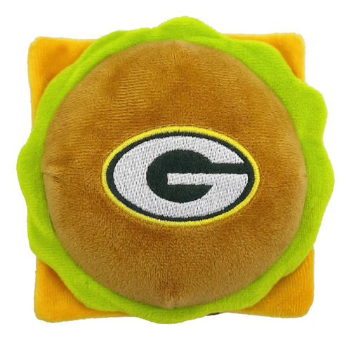 Pets First Nfl Green Bay Packers Cheese Burger Peluche Para 