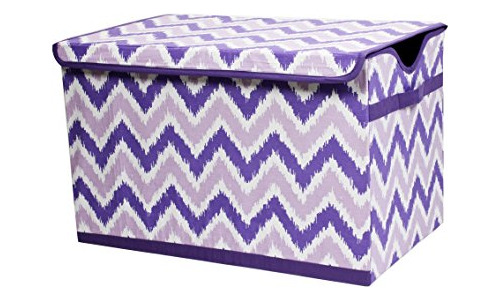 Cofre De Juguetes Zigzag Morado