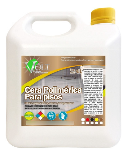 Galon X 4lt Cera Polimerica Para Pisos - L a $15475