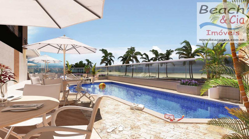 Imagem 20 de 30 de Frente Mar, 2 Dorms, Praia Grande, Entr. R$ 52 Mil, Ap00674 - Vap00674