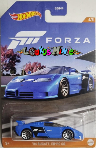 Hot Wheels ´94 Bugatti Eb110 Ss Forza 4/5 Lacrado