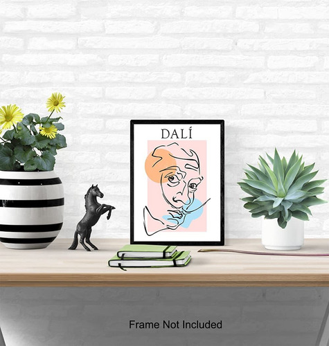 Salvador Dali Minimalist Wall Art  Decor - Salvador Dali Pri