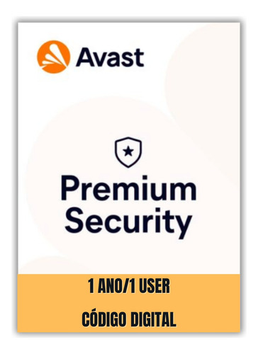 Avast Premium Security 1 año, 1 dispositivo (PC)