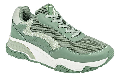 Tenis Chunky Clasben Africa Para Mujer Color Verde E6