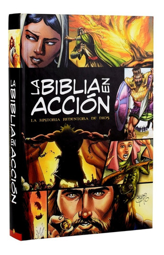 Nueva Biblia En Acción Ilustrada Con Comics - Tapa Dura