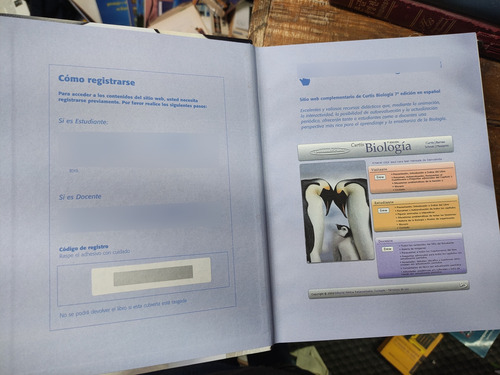 Biología - Helena Curtis - Séptima Edición - Tapa Dura (Usado)