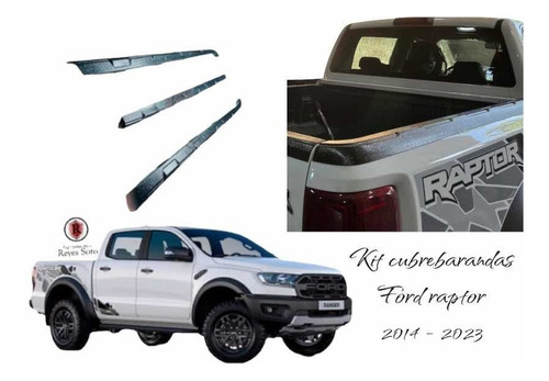 Cubre Barandas Ford Raptor 2014 Al 2022 Diseño Militar !!!