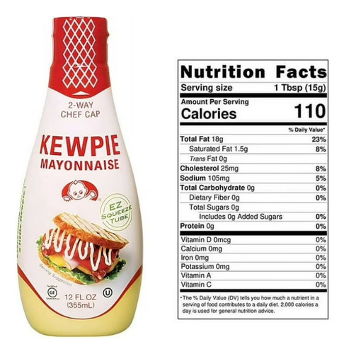 Kewpie Mayonesa Japonesa Importada 355ml