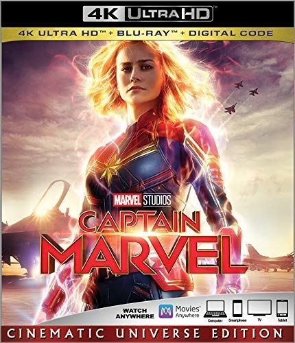 Blu Ray 4k Ultra Hd Captain Marvel Original Dc  