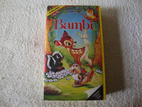 Fita Vhs Filme Walt Disney - Bambi .