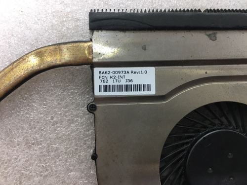 Imagem 4 de 6 de Cooler E Dissipador Notebook Samsung Np300e5m