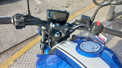 Imagen 13 de 24 de Tvs Rtr 160 New Model Azul Tipo Ns Fz Gixxer Motovega