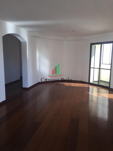 Imagem 3 de 15 de Apartamento Com 4 Dormitorios No Campo Belo - Ap140-2