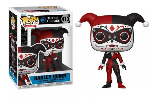 Funko Pop Heroes Dc - Dia De Los Muertos Harley Quinn 413