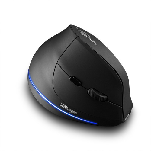 Zx^ Mouse Gamer Vertical Sem Fio Recarregável Zelotes F35