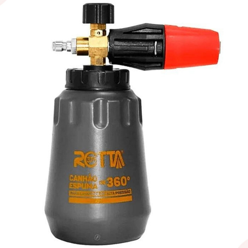 Canhão de Espuma Shampoozeira Bico 360° Snow Foam 1 Litro Profissional Rotta 376 700568