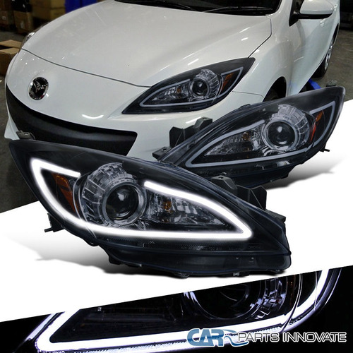 Faros Oscuros Led Para Mazda 3 2010-2014 Bajo Pedido