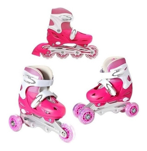 Patines Rollers 3 En 1 California 29-32 Jugueteria Bloque