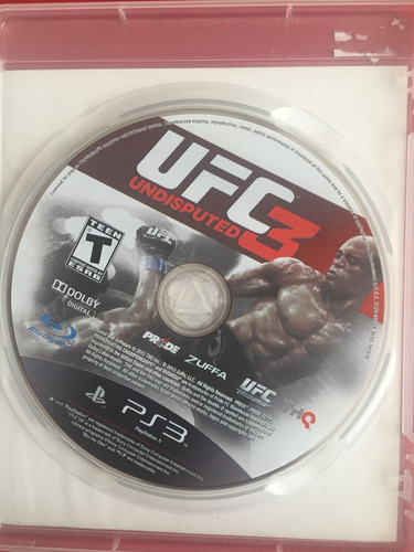 Ufc Undisputed3 Play 3 Semi Novo
