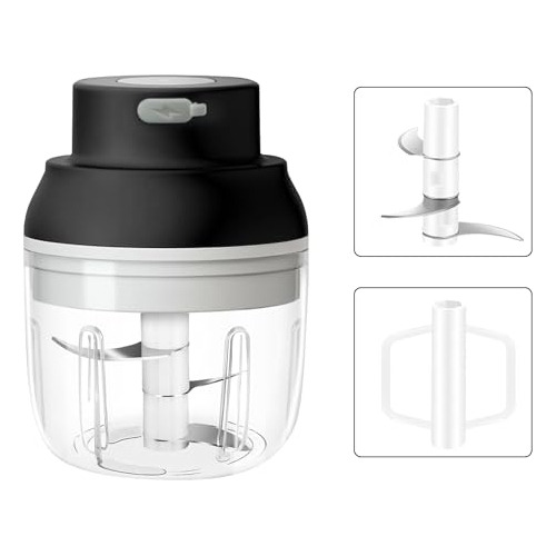 Cobre De Ajo Eléctrico, 250ml Mini Portátil Cortador De Verd