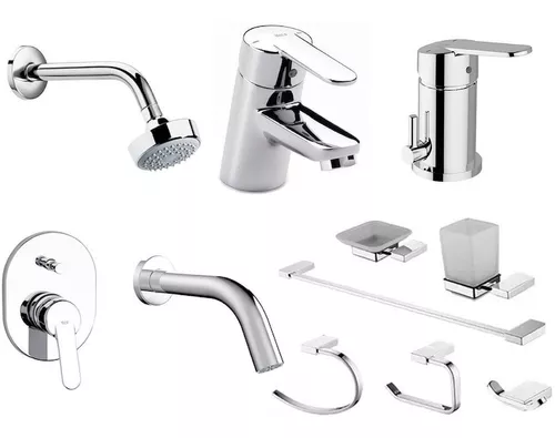 Griferia Roca Victoria Mono Ducha Lavatorio Bidet Cs9008