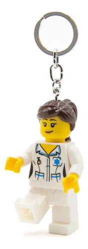 Llavero Con Luz Led Enfermera V2 Lego