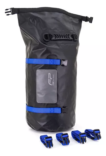 Maleta Impermeable Dry Bag Para Moto C25 Negro FP