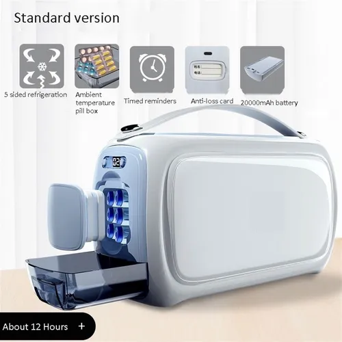 Enfriador De Insulina Portátil, Batería Recargable,