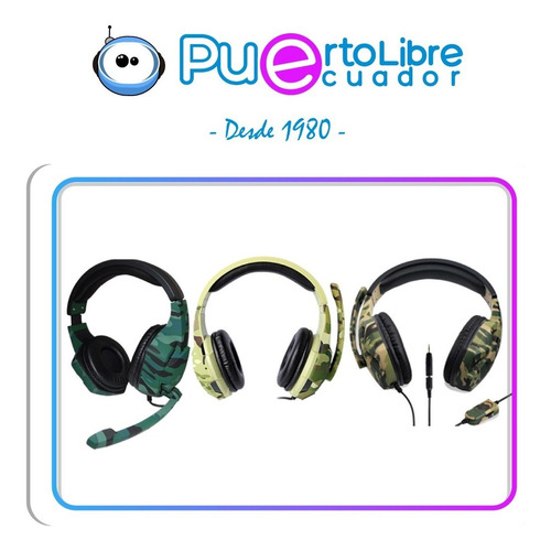 P O T E N T E S Audifonos Gamer Pc Laptop Celular Microfono