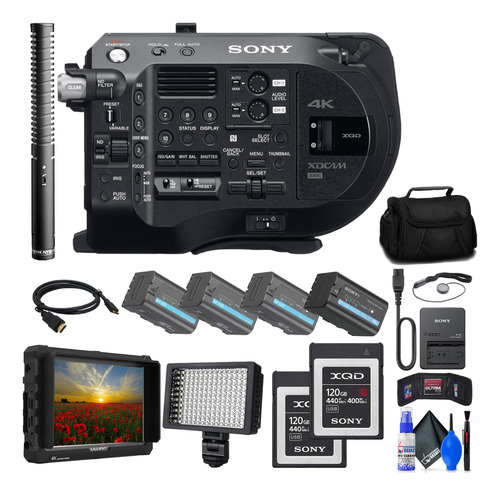 Sony Xdcam Super Sistema Camara Monitor Microfono Tarjeta Gb