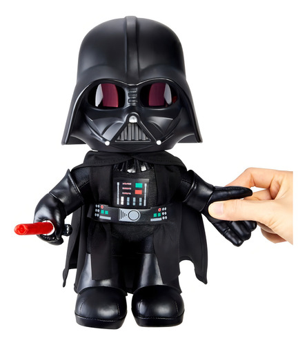 Pelúcia Star Wars Darth Vader Com Sons E Luz