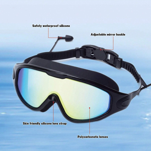 Gafas Abahub Silicona Clip Nasal + Tapones Entrenamiento