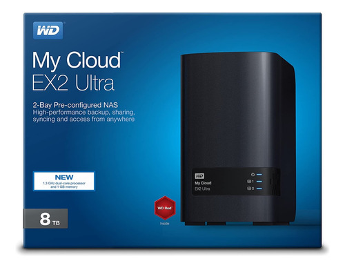 Nas Wd My Cloud Ex2 Ultra 8tb 2 Discos Almacenamiento