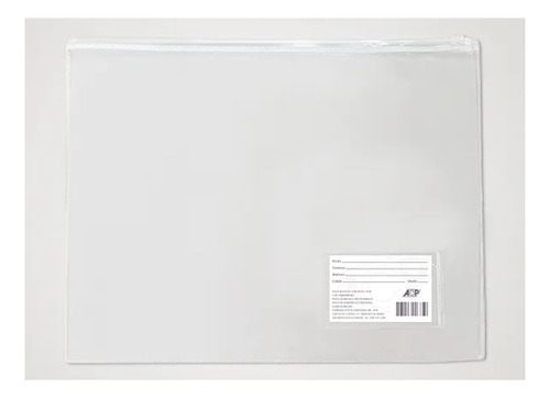 Pasta Multiuso Com Ziper Plástico 240x180mm Acp Kit Com 10
