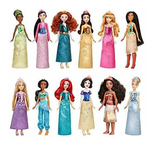 Coleccion Disney Princess Royal, 12 Muñecas De Moda Royal
