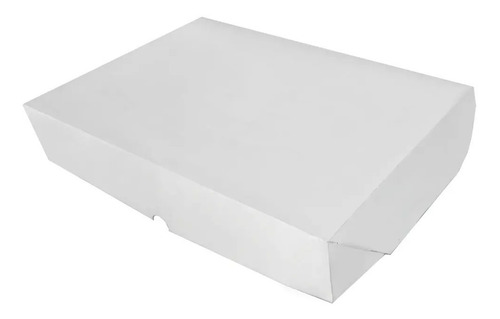 20 Caixas Papel de Presente Branco  12x19x4 R0