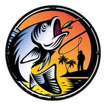 Comprar #284 - Cuadro Decorativo Vintage \u002F Pesca Pez No Chapa Cartel