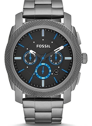 Fossil Machine Reloj De Pulsera  45 Mm Color Gunmetal